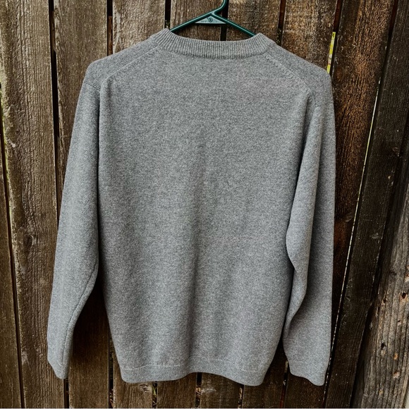 Snow Lotus Vintage Cashmere Button Cardigan In Gray Sz 40 /M/L - Picture 6 of 14